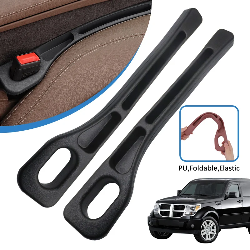 

Car Seat Gap Filler Side Seam Plug Strip Leak-proof Filling Strip For Dodge NITRO Car Decoration Accessories