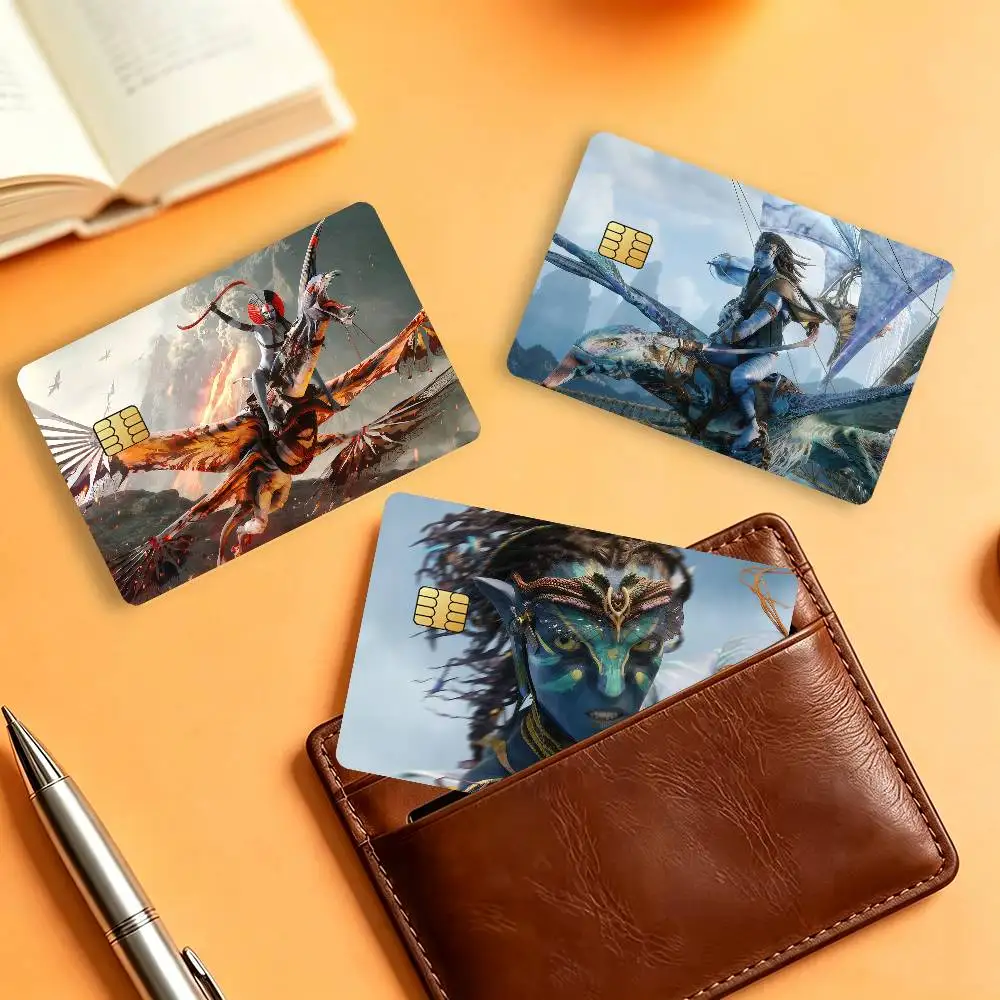Movie A-Avatar Cool Matte Card Stickers For Credit Cards Debit Cards And Transit Cards 4Pcs