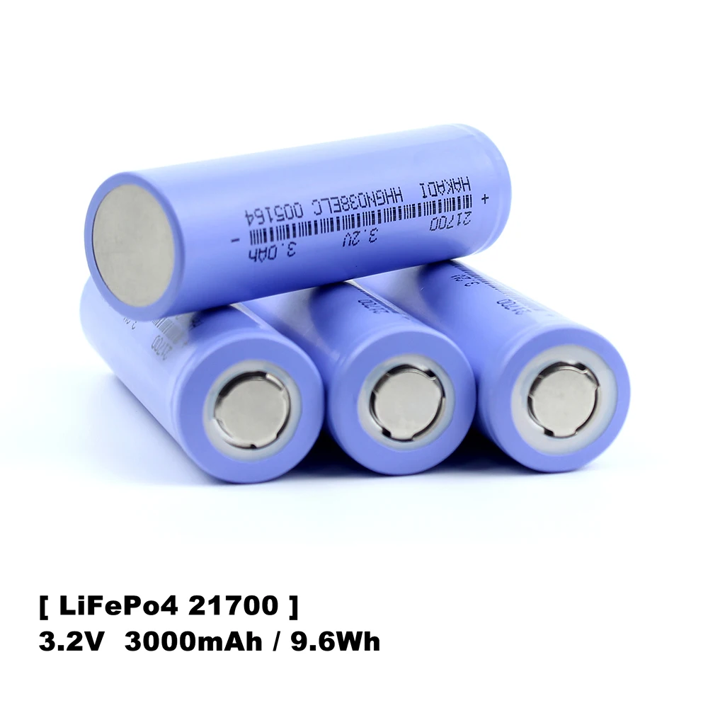 HAKADI Lifepo4 3.2V 3000mAh Rechargeable 21700 A grade New Batteries 4-20PCS For DIY 12V 24V 48V Energy Storage Solar Power Bank