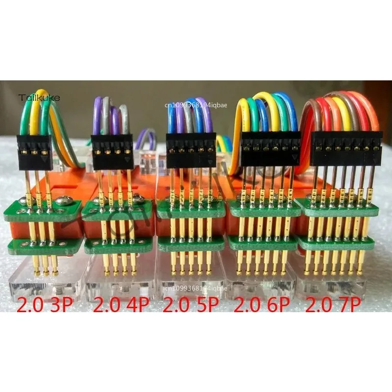 Test Stand PCB Clamp Fixture Probe Download Program Burning 2.54 2.0 1.27 With Wire 30cm Single Row in stock