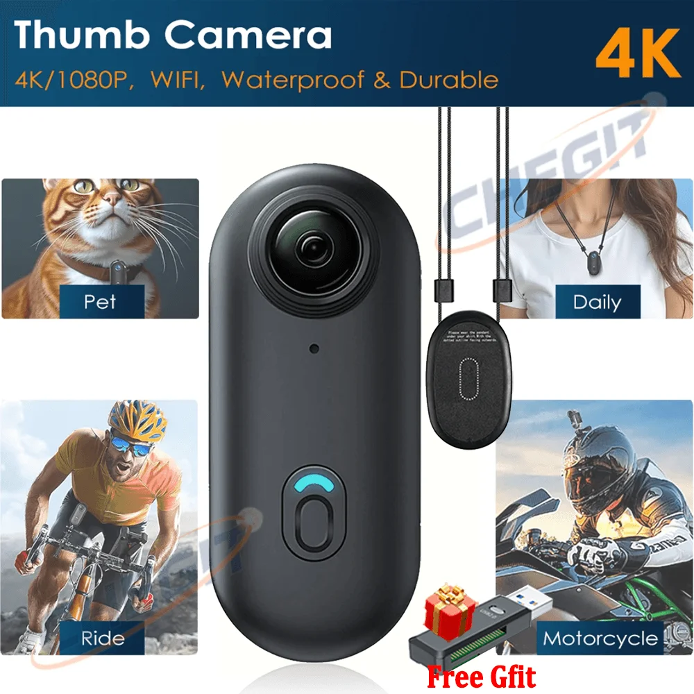 

4K Wifi Bodycam Action Bike Camera Integrated Helmet Handlebar Motorcycle Road Sport Cam Battery Body Mini 1080P Sports Action