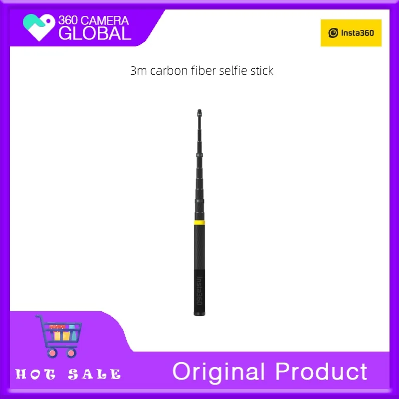 

Insta360, 3m carbon fiber selfie stick