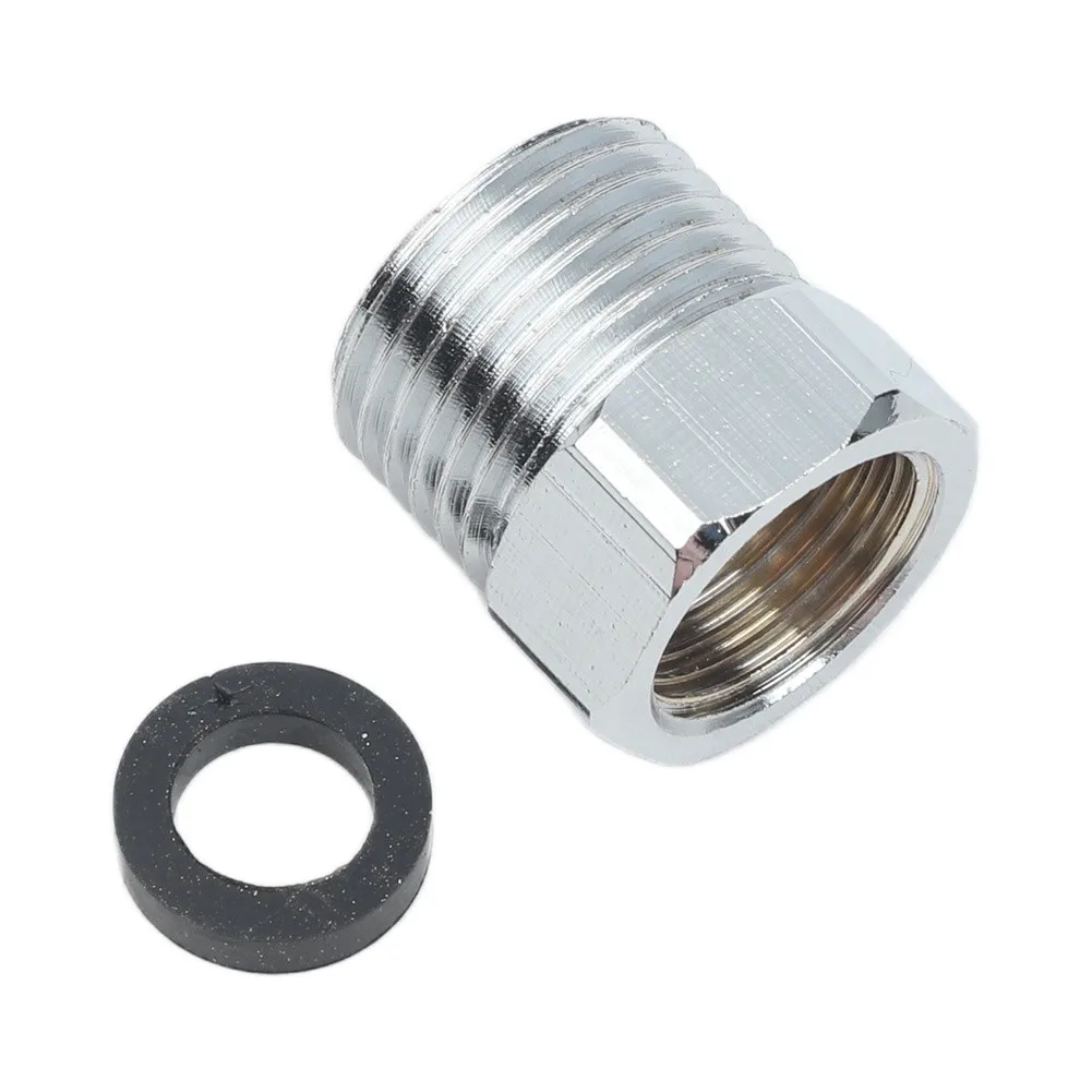 3/8 Female to 1/2 Male Threaded Brass For pipe Connector Joint with Gasket Seal for Secure Plumbing Installation