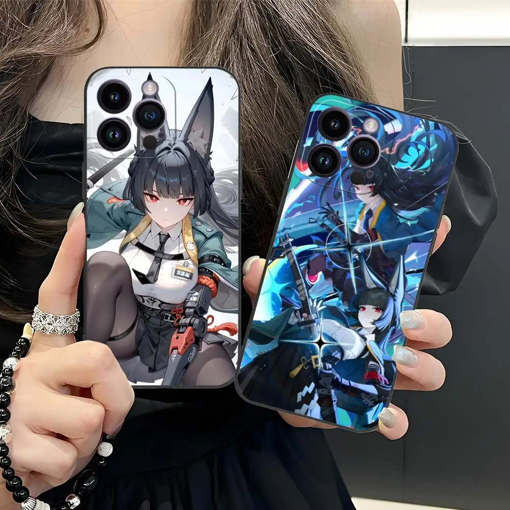 

Чехол для телефона Zenless Zone Zero Hoshimi Miyabi для iPhone 17, 16, 15, 14, 13, 12, 11 X XR XS 8 7 Pro Max Plus Mini Цветной защитный чехол
