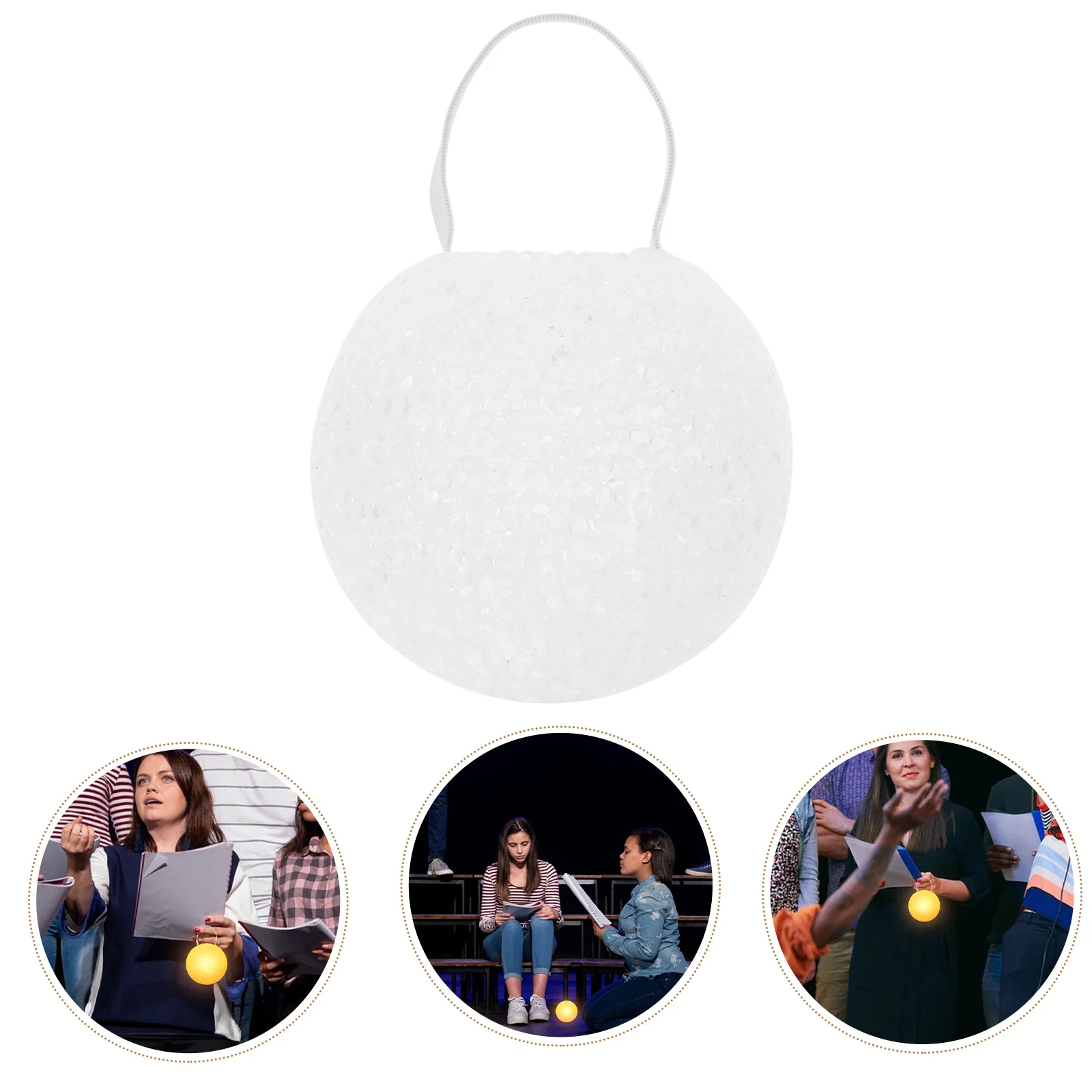 

Glowing Round Ball For Stage Performance Props Choir Accessories Portable Led Sphere Lamp Decorative Light Home Bedroom Bedside