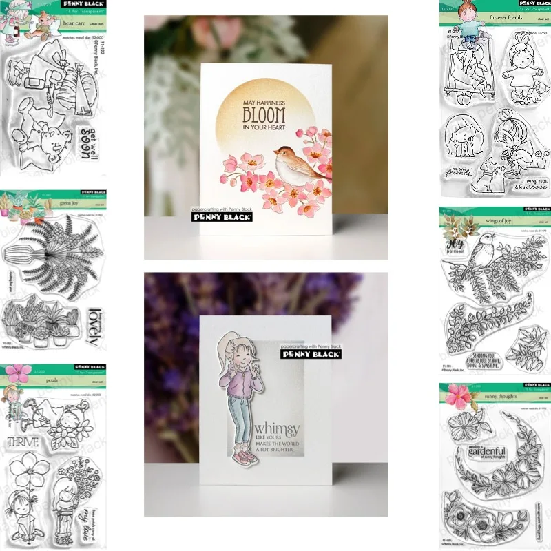 Sing & Soar Sunny Thoughts Clear Silicone Stamps for DIY Scrap Booking Bullet Journal Craft Supplies Stamp Photo Album Card Make