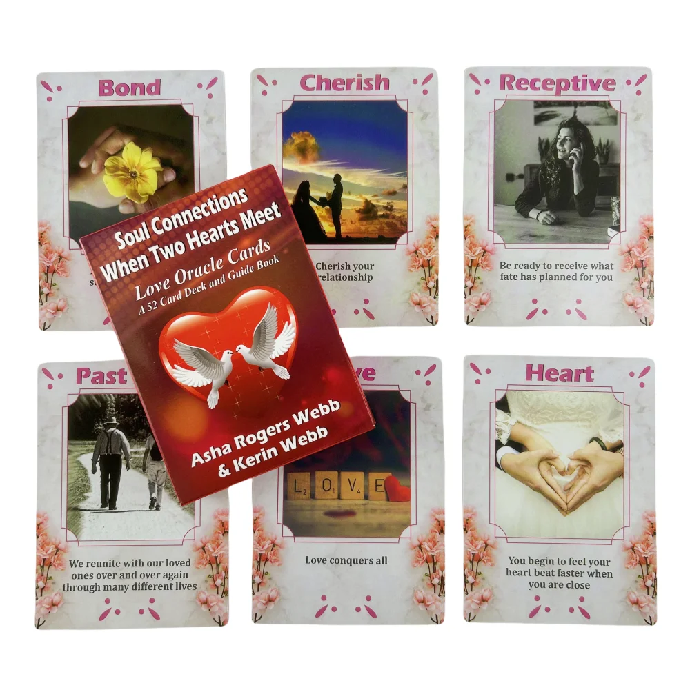 Love Oracle Cards Tarot Deck English Version Divination Tarot Board Games for Home Family Entertainment Playing Props