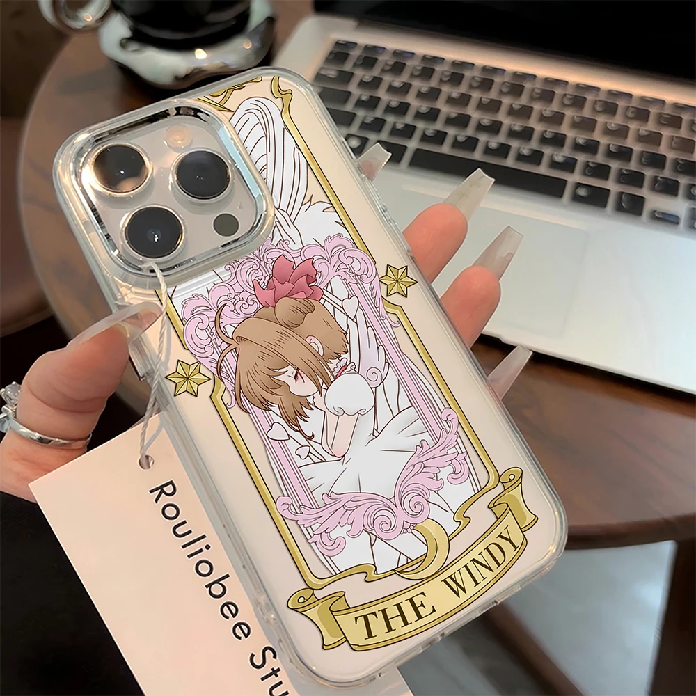 Cute Card Captor SAKURA Cartoon Phone Case For iPhone 17 16e 16 15 14 13 12 11mini Pro Max X XR XSMAX 8 7 Air Plus Soft Cover view 4