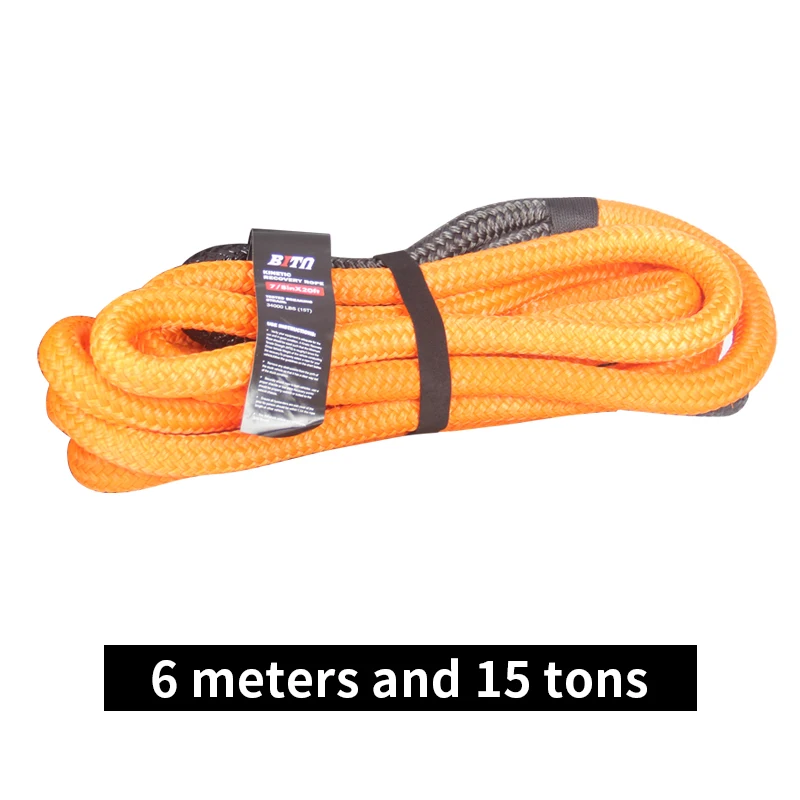 New Car Towing Rope Off-road Vehicle Can Tow 15 Tons of Rescue Rope Upgraded Version Which Is Very Reliable and Wear-resistant