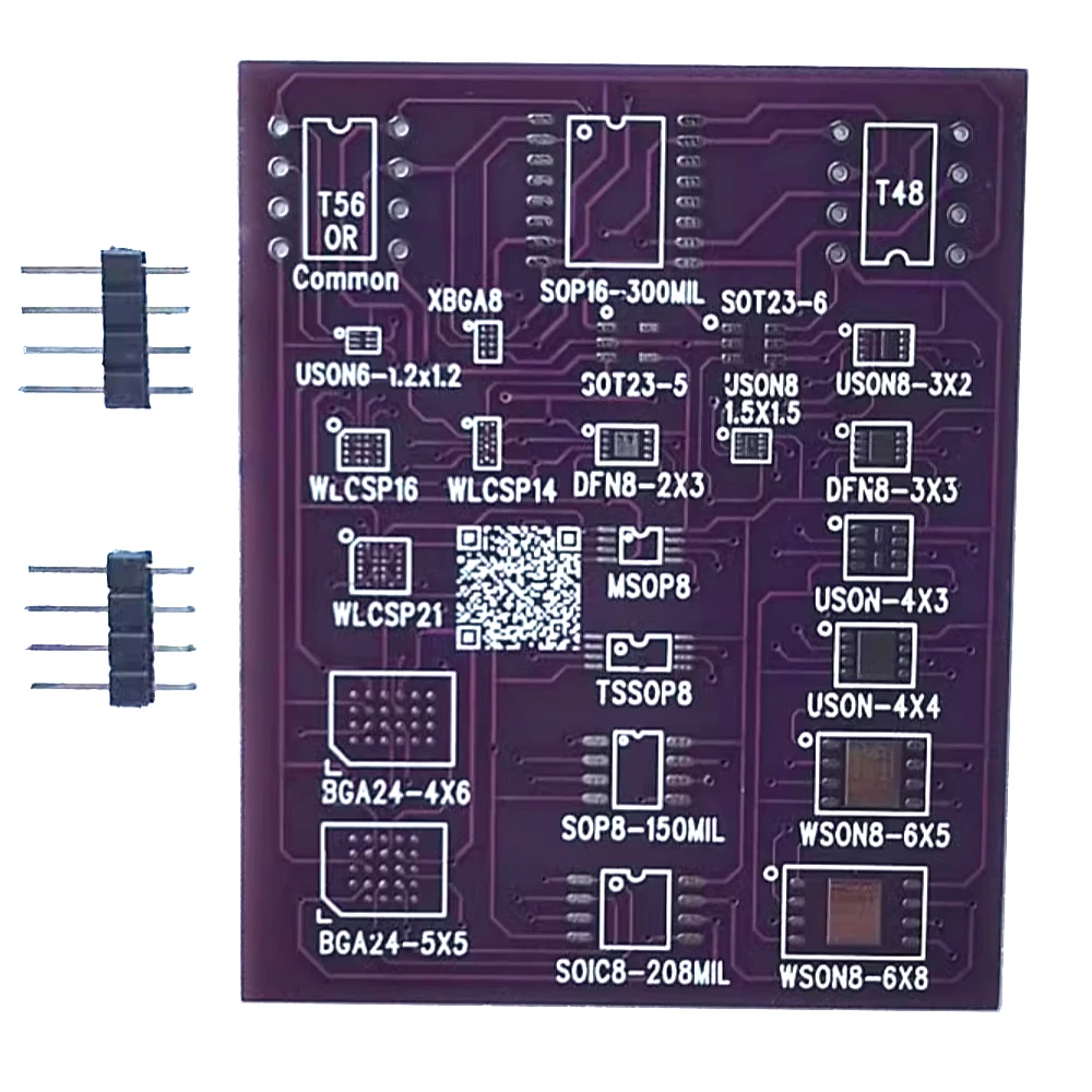 

22-in-1 SMD Adapter Support SOP8/16 WSON8 TSSOP8 XSON8 DFN8 USON8 WLCSP TDFN8 BGA12 BGA8 BGA24-DIP8 NOR SPI FLASH NAND