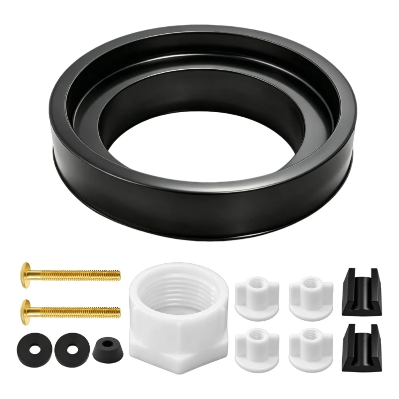 99-660 Badezimmer-Toilettentank-Reparatursatz 3 Zoll Dichtungs- und Schraubensatz mit Montageteilen, Unterlegscheiben und – Detail 9