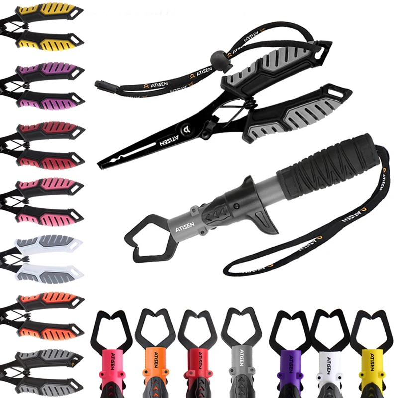 

Multifunction Fishing Gripper + Pliers Set Fish Lip Grips Lock Controller Device Tackle Scissors Tongs Fishing Tools Accessories