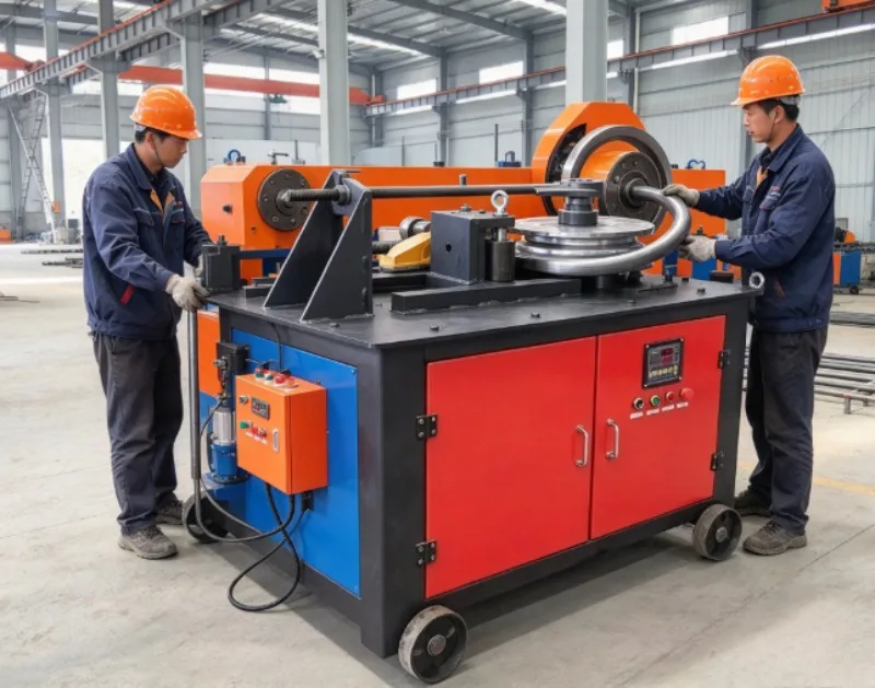 Pipe Bender Automatic CNC Hydraulic Tube Bender SS Square Steel Pipe Bending Machine For Handrail Fabrication