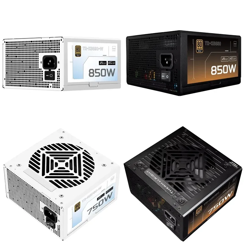 【CHIMU HOME】 650/750/850W 80 Plus Gold Full Modular ATX Power Supply 100-240V