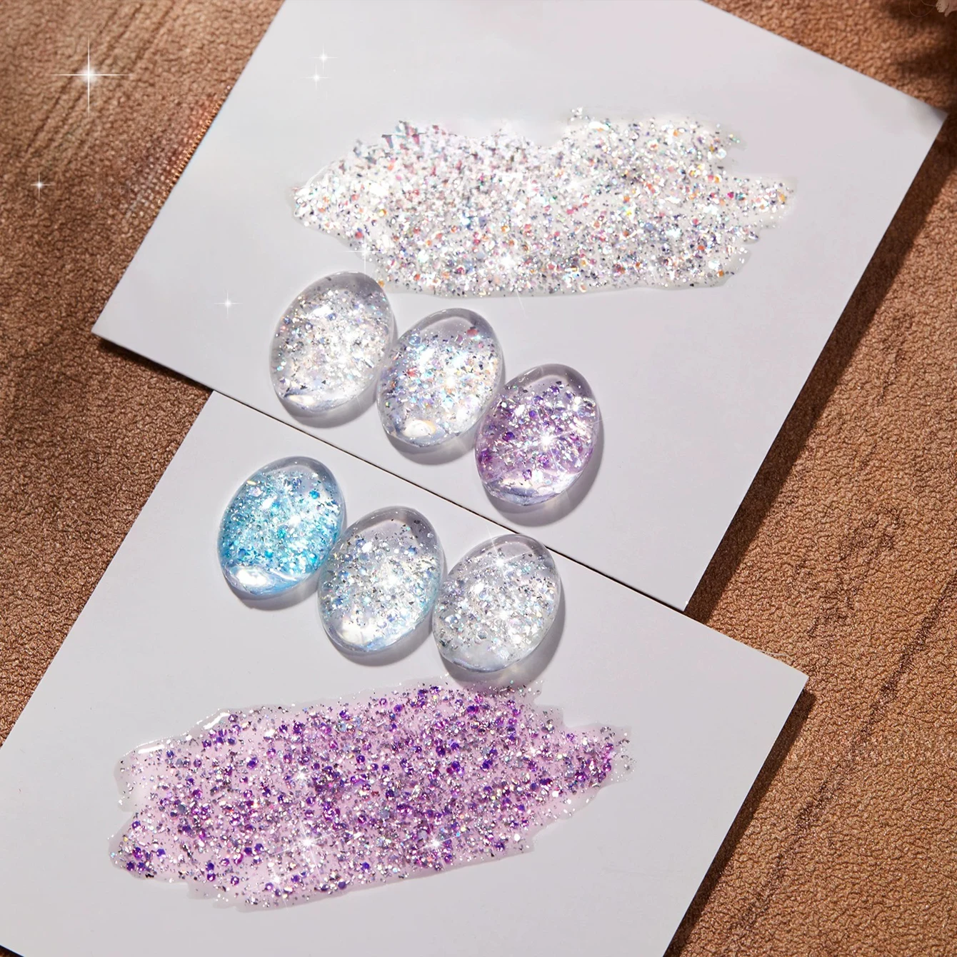

MN 12ML Iced Tea Sequin Gel Nail Polish 2026 New Release - Professional-use Ultra-dense Sparkling Sequins & Fine Glitter Shades