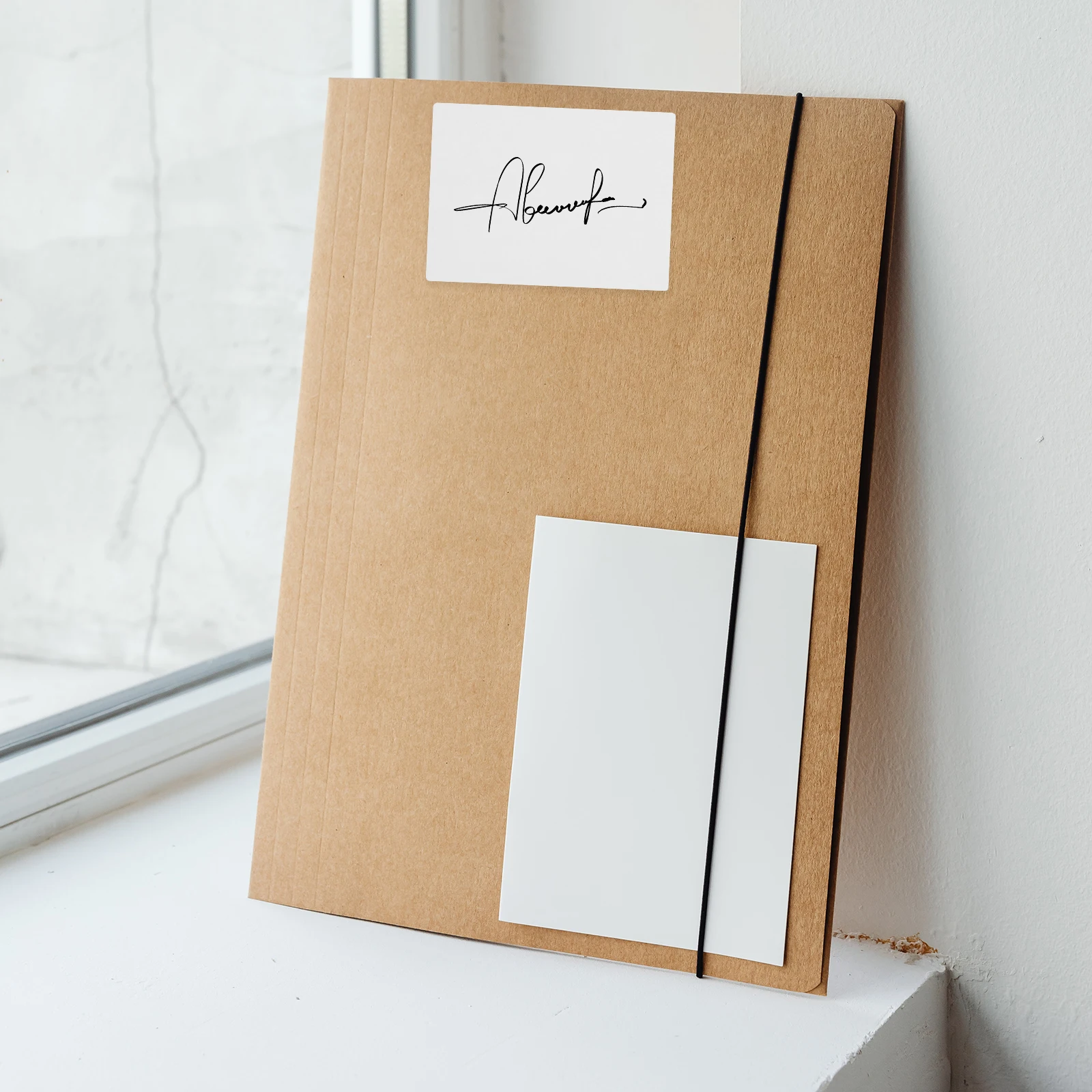 

120Pcs Large White Sticky Labels Self-Adhesive Writable Paper for Address Mailing Storage Organizing Blank Label Stickers