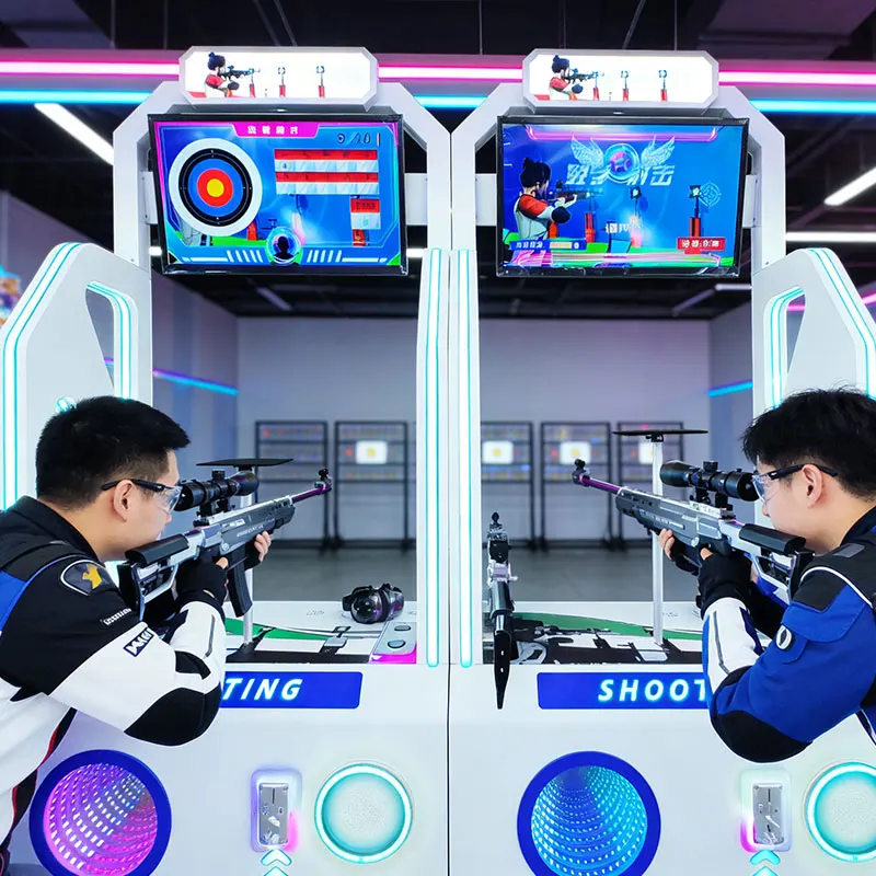Interactive Two Player  Shooting Simulator Game Machine for Arcade and Indoor Playground Entertainment