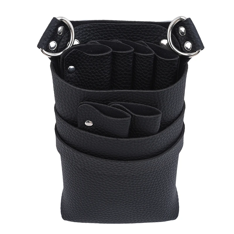 PU Leather Bag Case Adjustable Belt Belt For Storing Hairdressing Tools Scissors Clips Holster Combs High Capa