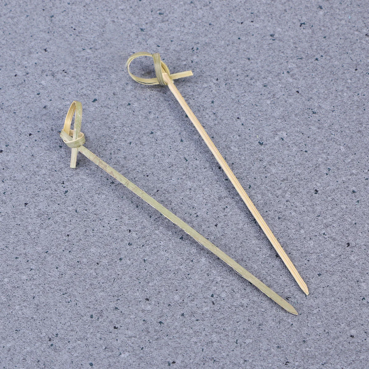 

100 pcs Bamboo Picks Knot Skewers Appetizer Decorative Cocktail Fruit Stick Bartending Tools Kitchen Bar Supplies