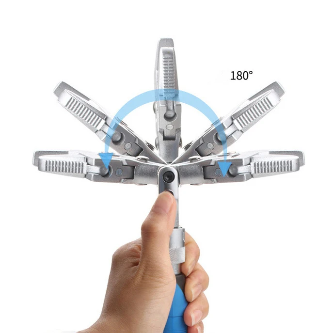 Z50 10 Inch Ratchet Adjustable Wrench 5-in-1 Torque Wrench Can Rotate And Fold 180 Degrees Fast Wrench Pipe Wrench Repair Tool