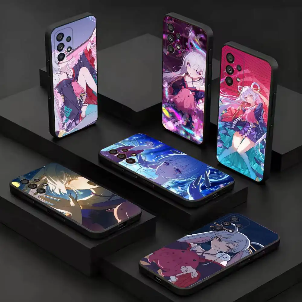 Anime Cosmic Princess Kaguya Black Protective Cell Cover For Samsung S26 25 24 23 22 21 20 10 10E Plus FE Ultra Note Soft case