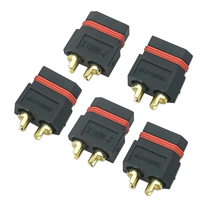 A02F-XT60E Male Female Plug Connector Amass XT60EW-M XT60W-F Mountable For RC Drone Aircraft FPV Racing Drone