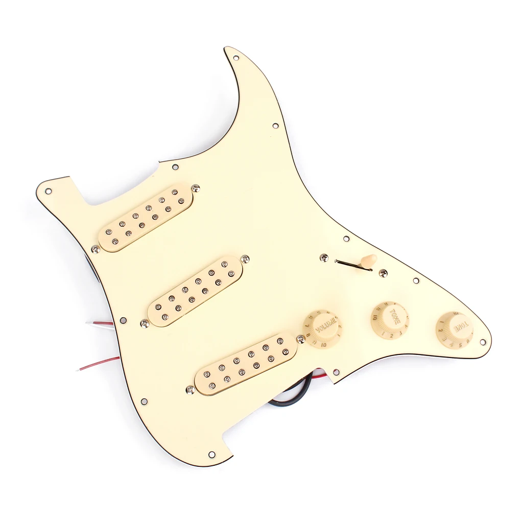 Prewired Electric Guitar Pickguard Anti-scratch Pick Guard Plate