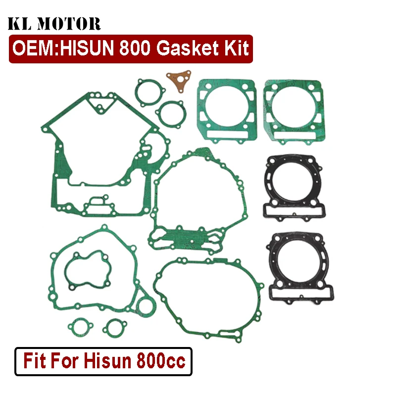 

HS800 Full Set Gasket Hisun Parts HS2V91MW 800cc HS 800 TACTIC STRIKE ATV UTV Quad Engine Spare For Coleman for Cub Cadet