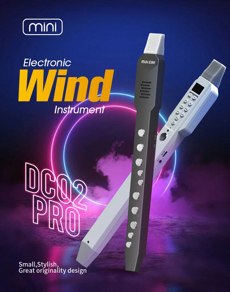 upgrade Mini Digital Electronic Wind Saxophone Instrument Blowpipe Sax Flute Clarinet Trumpet Recorder