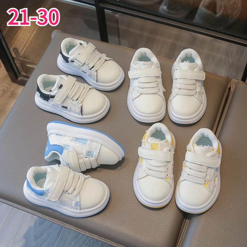 Children White Shoes Mesh Kids Sneakers All‑Season Non Slip Students Boys Girls Casual Trainers for Daily Wear Kids Baby Shoes