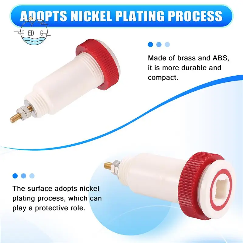 

AED6-2 Pairs Of 4 Mm Banana Cross Jack 10Kv -30Kv High Voltage Connector Plug And Socket Power Supply Test Instrument