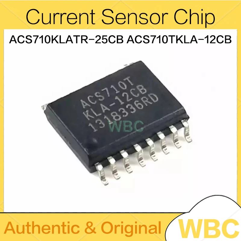 2Pcs/Lot ACS710T ACS710 ACS710TKLA-12CB ACS710KLATR-25CB-T SOP16 Current Sensor Chip