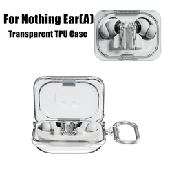 Soft TPU Case Cover Protective Shockproof Protector with Hook Headphone Accessories Shell for Nothing Ear(A)