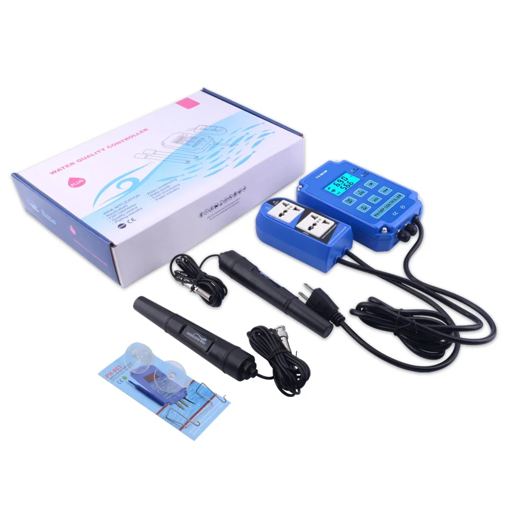 Ph-803w 2 In 1 Portable Wifi Output Power Relay Monitor Water Quality Tester Ph Meter For Analysis Aquarium