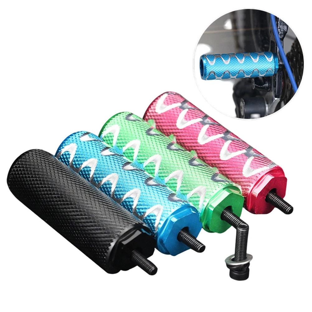 

Колышки для горного велосипеда, задняя педаль, складные велосипедные колышки, 72x25 мм, противоскользящие подставки для ног из алюминиевого сплава, аксессуары для велосипеда