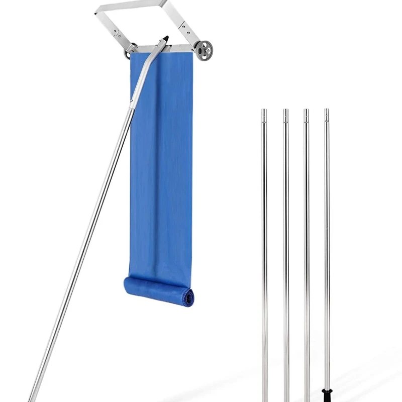 Roof snow scraper is a sturdy and durable removable aluminum tube snow rake