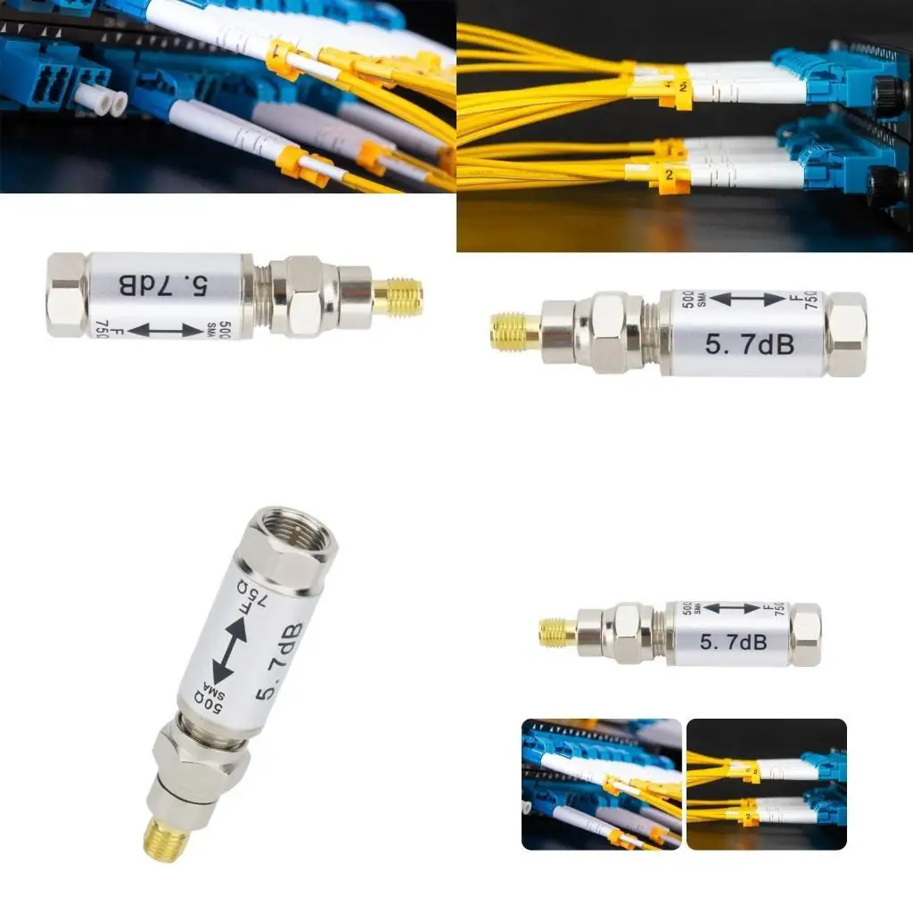 

31BA Universal Impedance Converter 0 - 3GHz SMA Female to F Male Connector 56mm