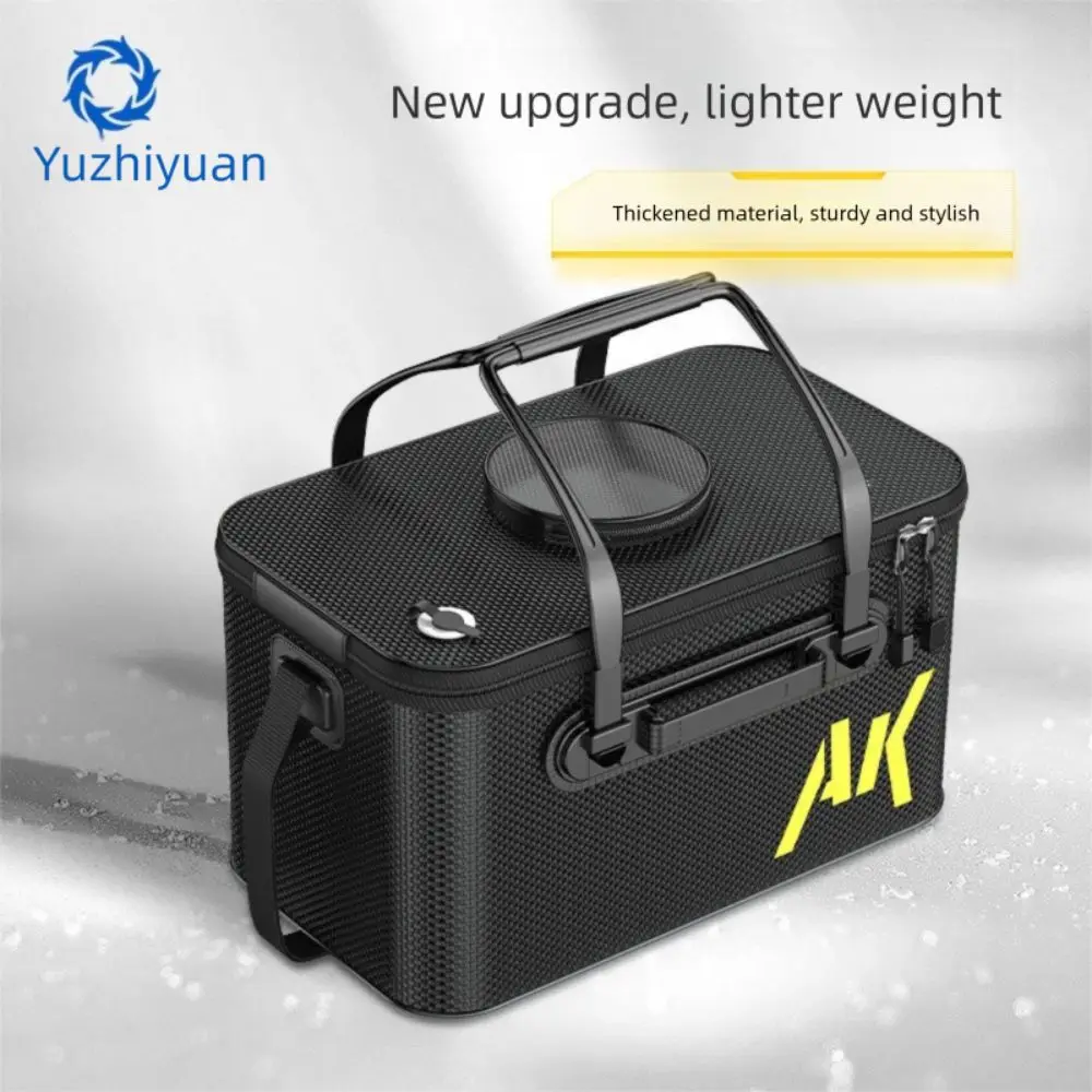 

Thickened EVA Material Fishing Container Foldable Design Portable Portable Water Bucket EVA Material Water Bucket