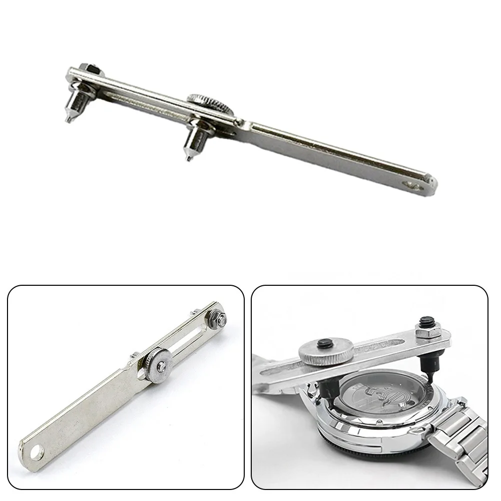 Watch Back Opener Tool Engineered for Use with Round Square Rectangular and Asymmetrical Watch Caseback Designs