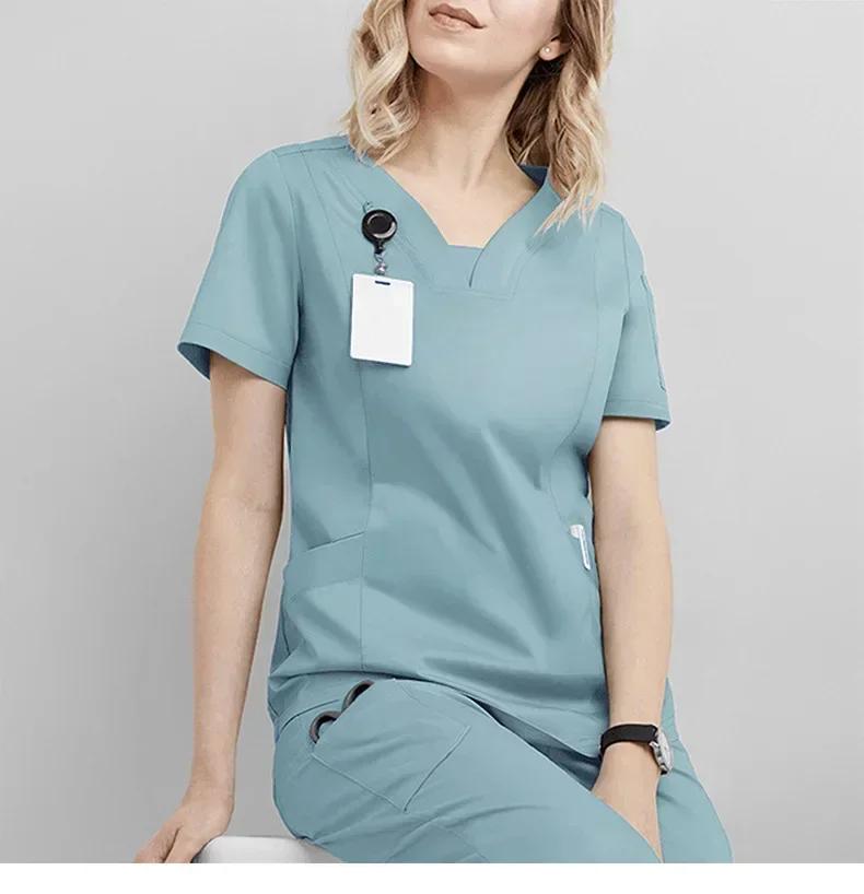 

Customizable LOGO Hospital Nurse Doctor Surgical Uniform Nurse Uniform Salon Dental Hospital Work Uniform Hand Washing Clothes