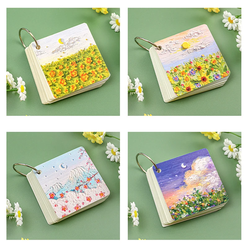 Blank Word Card Handwritten Card Memo Creative Simplicity Note Pad Mini Memo Pad Notebook Portable Flashcards Kawaii Stationery