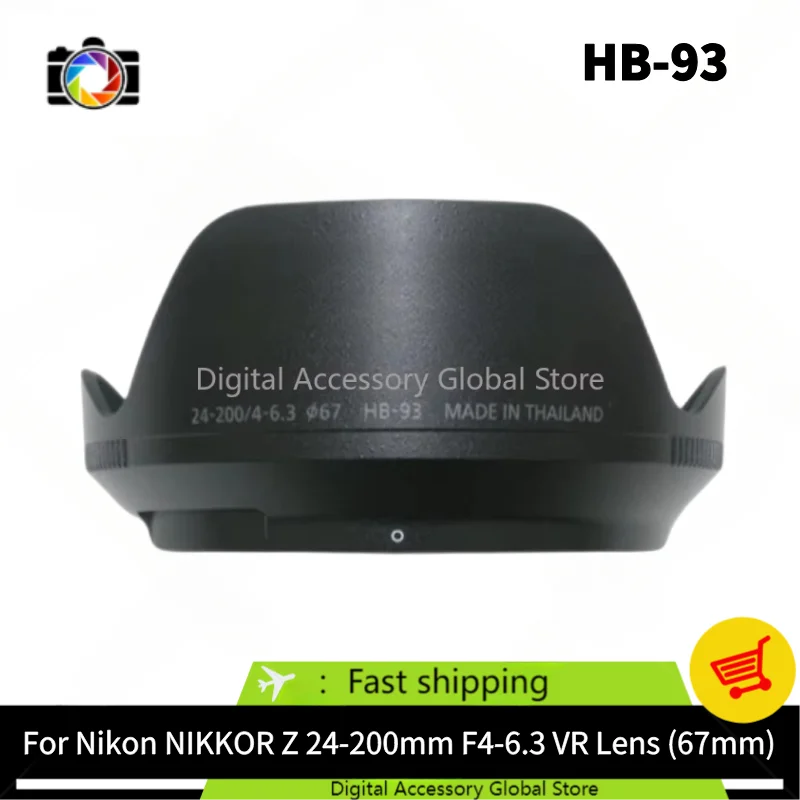 

New Original Front Hood HB-93 Parts For Nikon NIKKOR Z 24-200mm F4-6.3 VR Camera Lens (67mm)