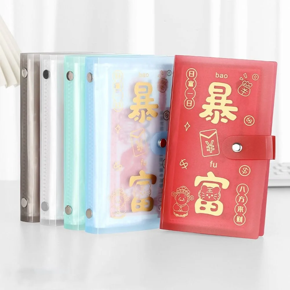 New High Quality Get Rich Overnight 100 Envelopes Money Saving Challenge PVC Save Money Savings Binder Waterproof Portable
