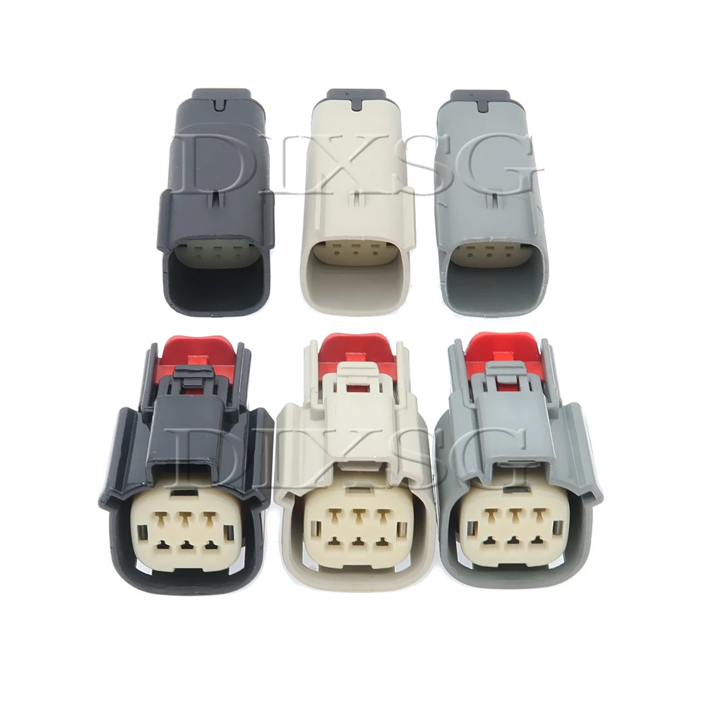 1 Set 6 Pin 33482-3628 33472-0670 33482-0602 33472-0602 33472-0606 33482-0601 Car Headlight Waterproof Wire Connector for Ford