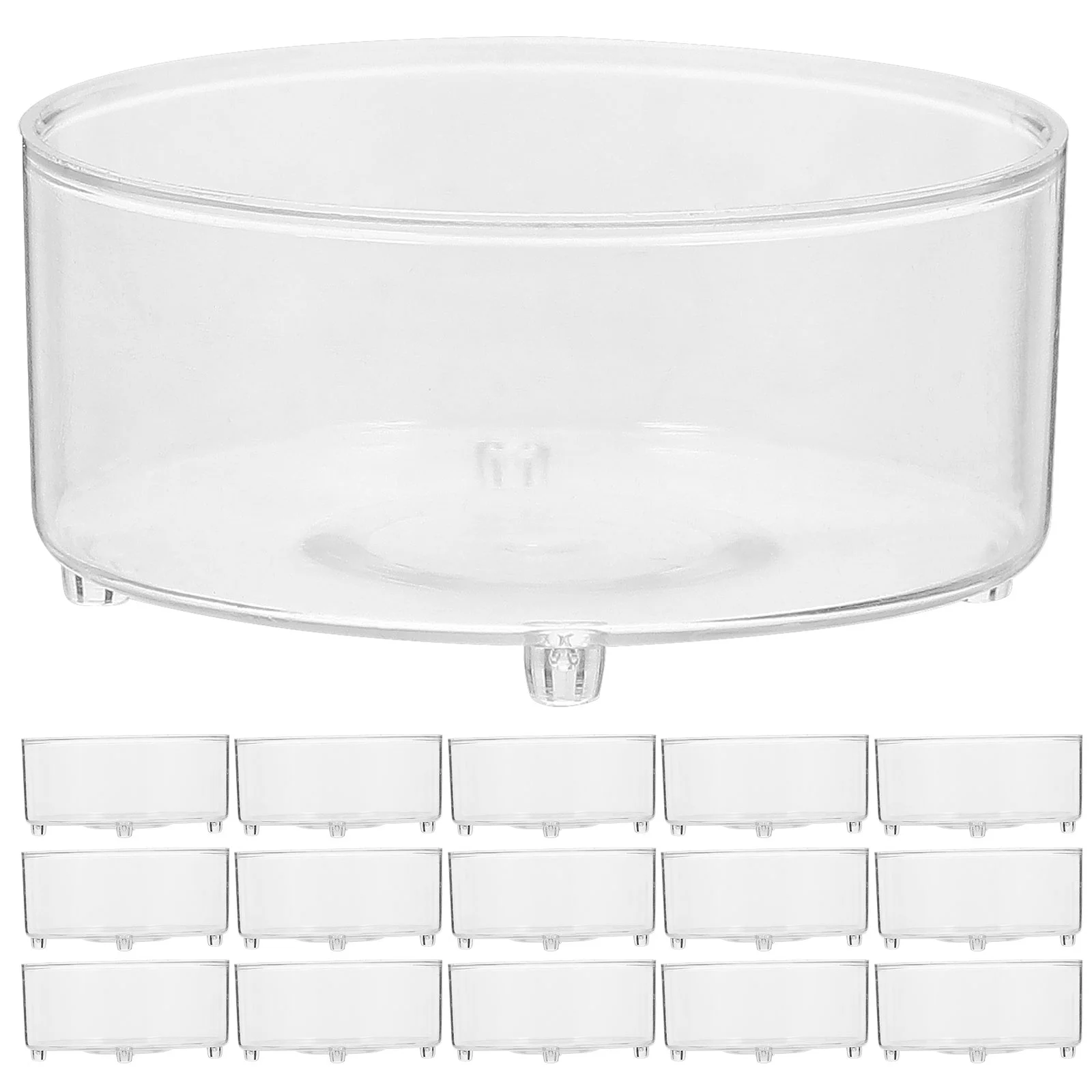 

100 Pcs Indoor Holder for Temple Clear Cup Different Sizes Shapes Church Decor