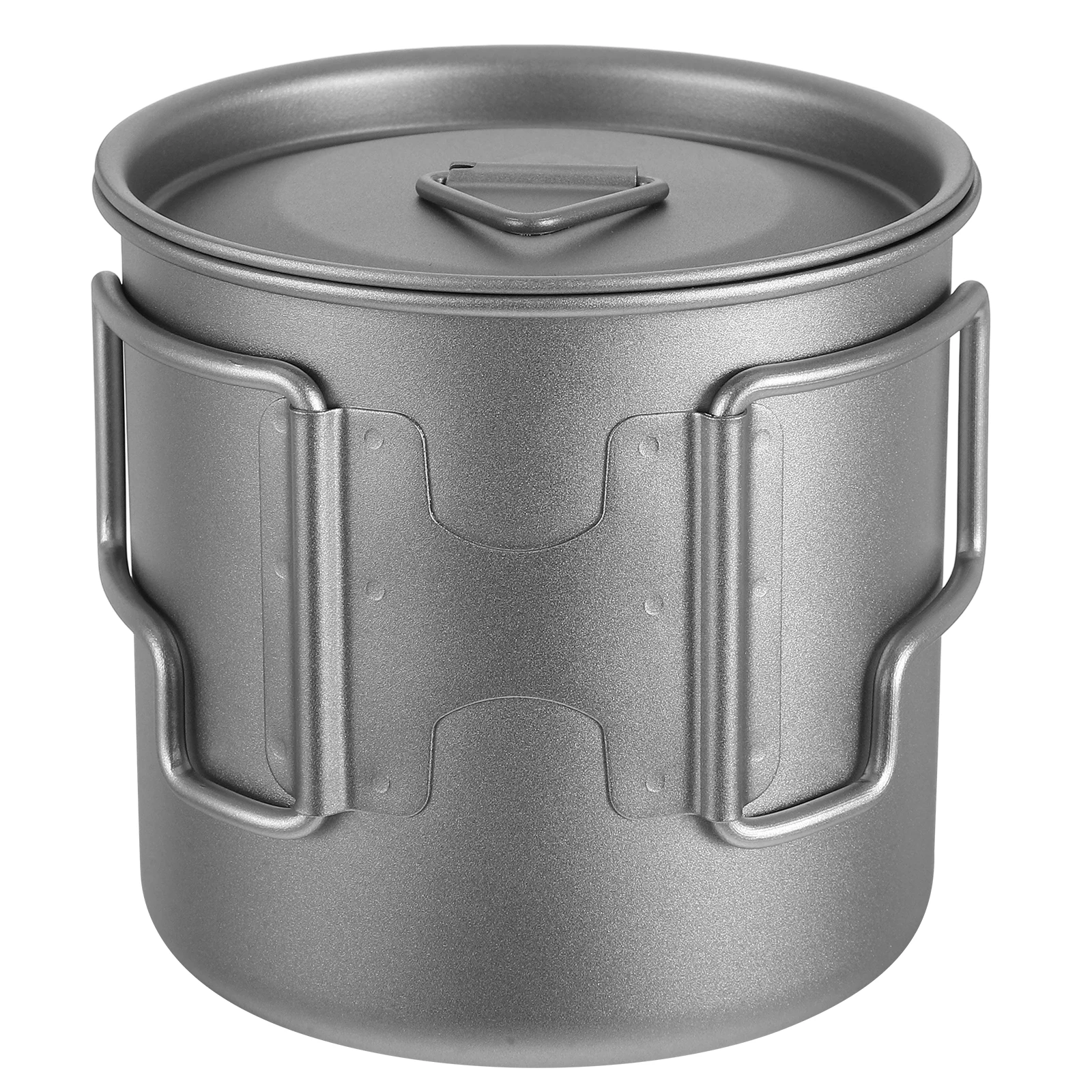 

Portable Titanium Outdoor Cup Lightweight Foldable Handle Camping Coffee Mug Travel Drinkware Collapsible Thermal