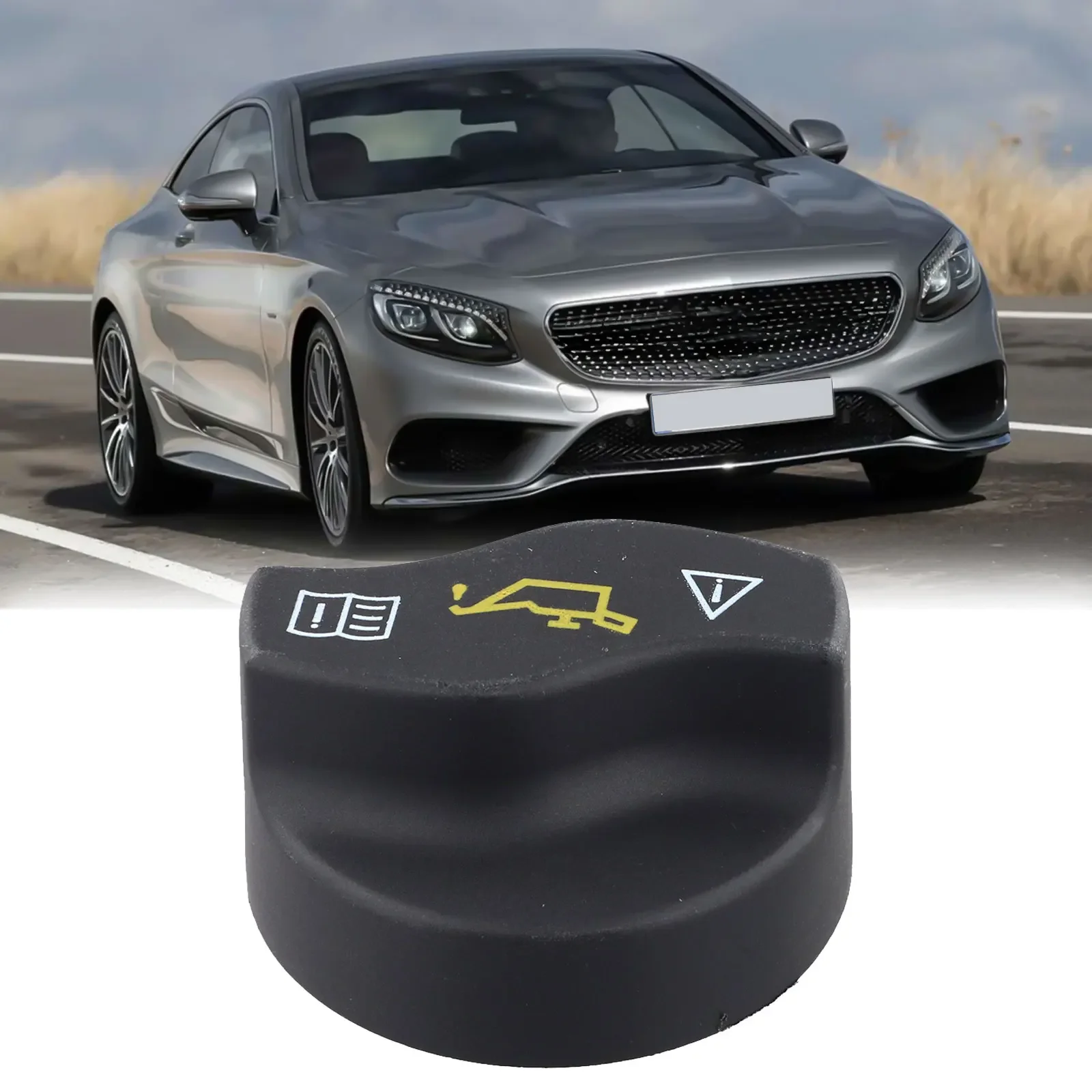 Replacement Engine Oil Filler Cap 0000101685 Compatible With C209 W203 W213 X166 W221 W166 Ensures Proper Oil Seal