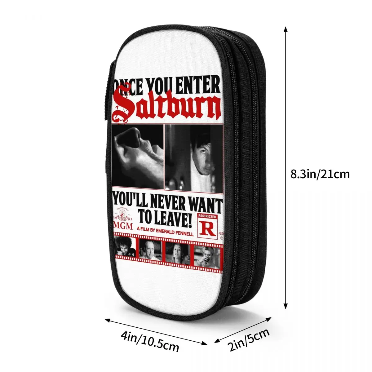 SALTBURN Once You Enter Pencil Case Cute Pen Bag Student Large Storage School Supplies Gift Pencilcases