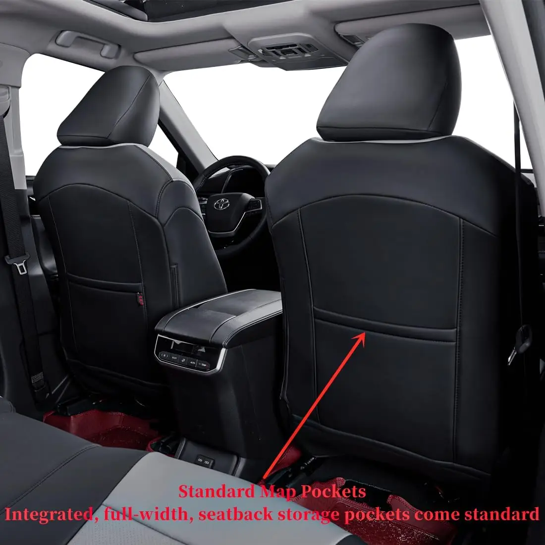 مخصص ل اكسسوارات السيارات مقاعد يغطي ل 7 مقاعد 8 مقاعد جلدية فاخرة تناسب 2006-2022 2023 2024 2025 هوندا أوديسي #3