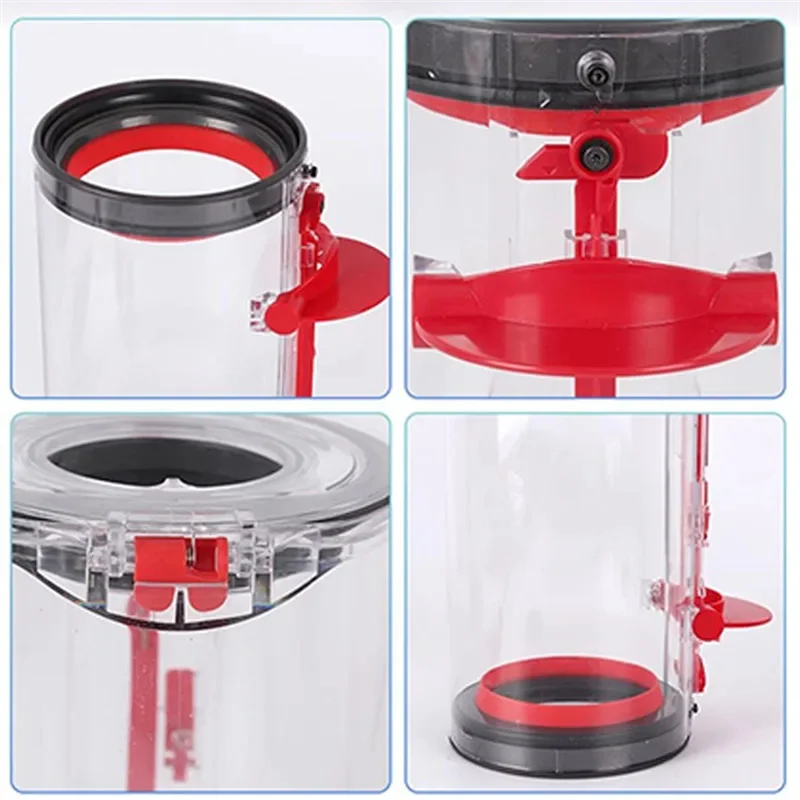 A01V-Big Dust Bin Bucket For Dyson V10 SV12 Cyclone Absolute Animal Vacuum Cleaner Large/Long Clear Bin Container Accessories